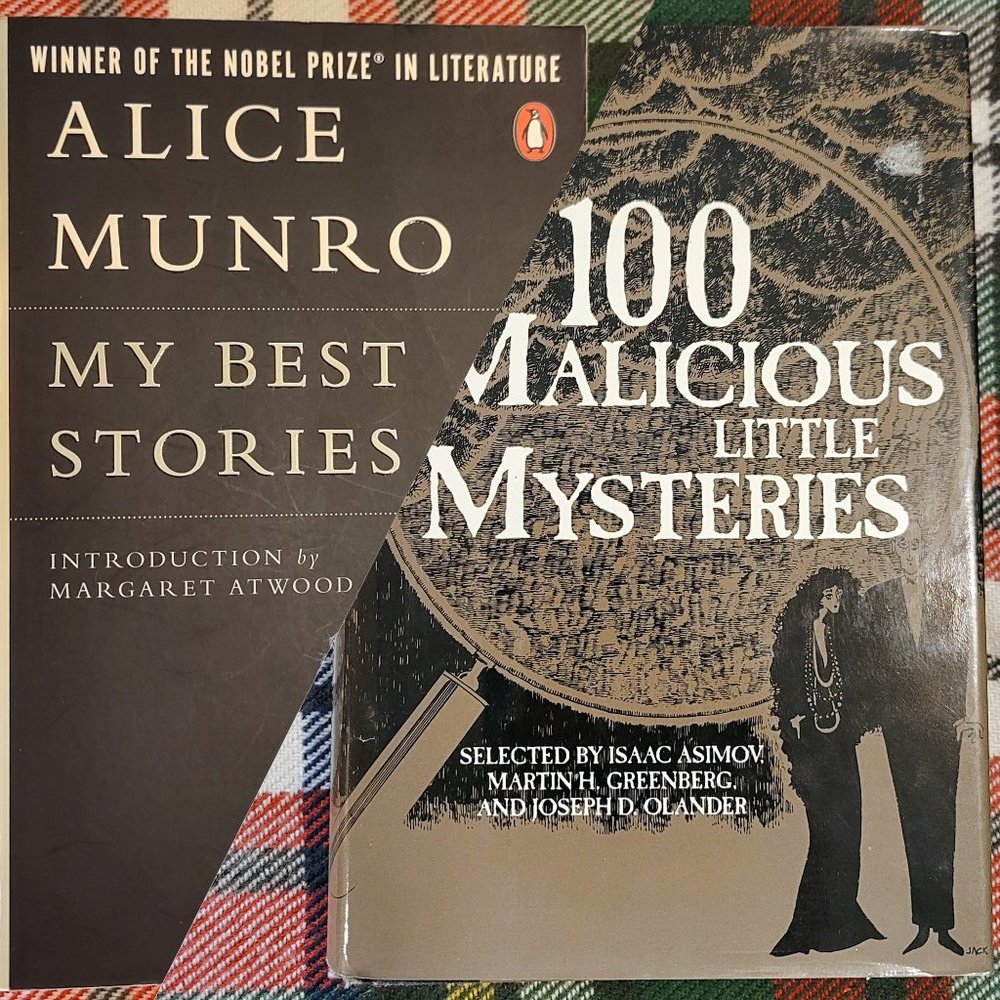 *2 BOOKS!* My Best Stories by Alice Munroe & 100 Malicious Little Mysteries